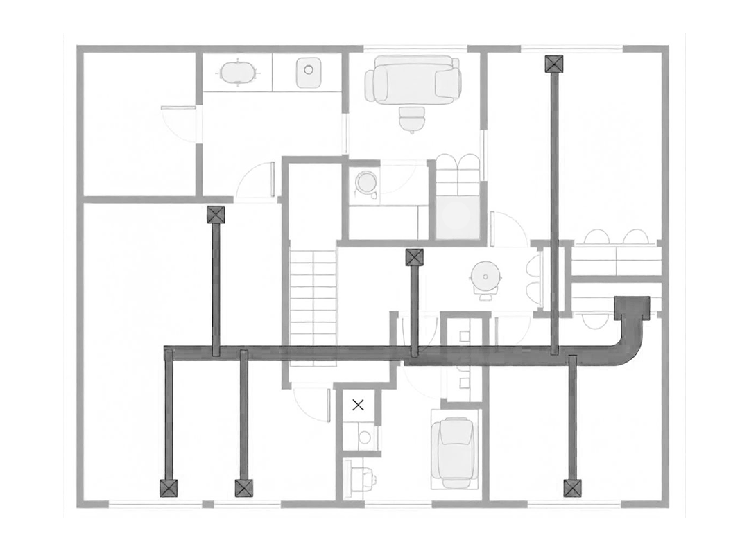 Duct Layout Drawings